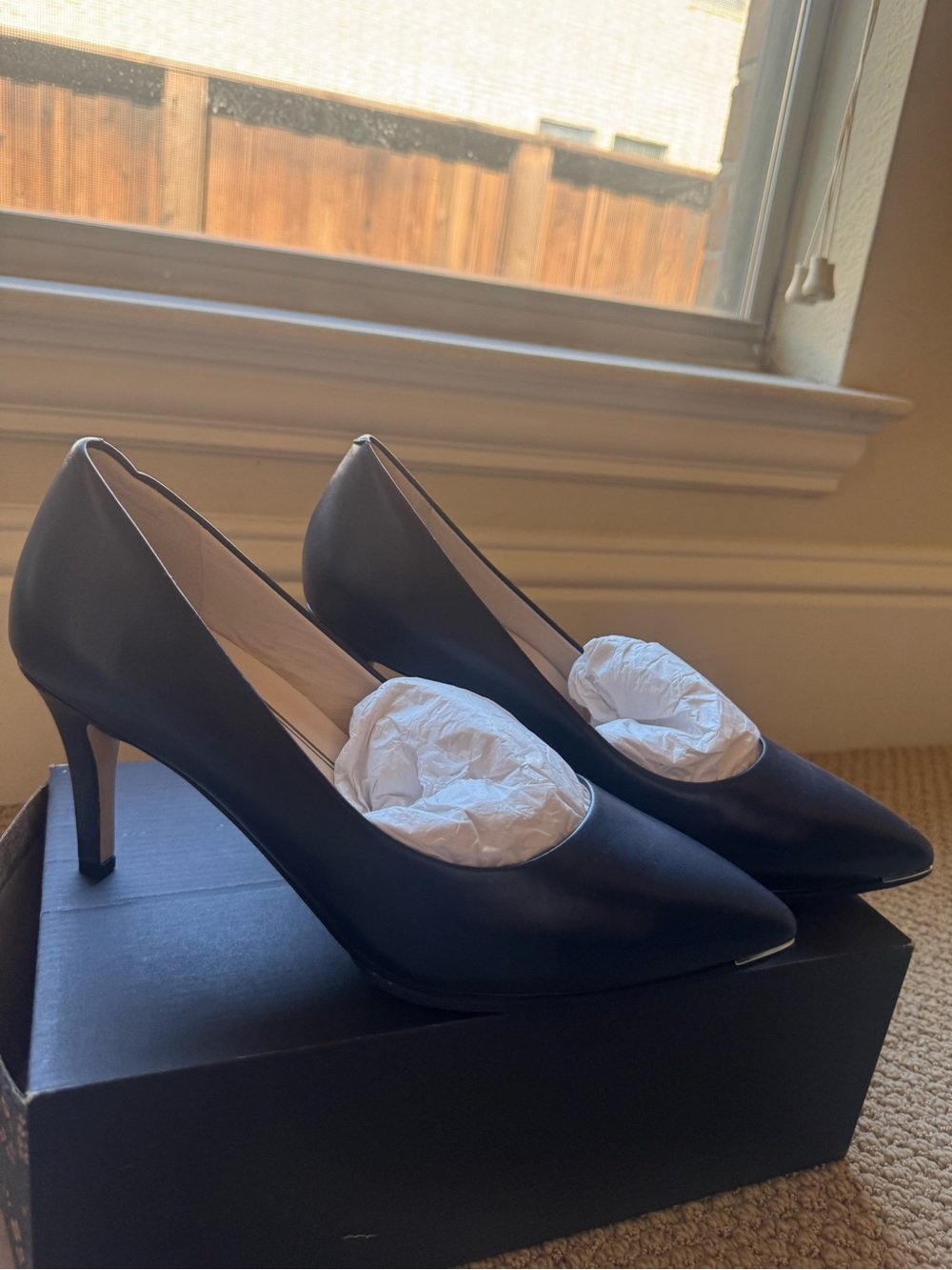 Cole Haan Navy grand ambition pumps